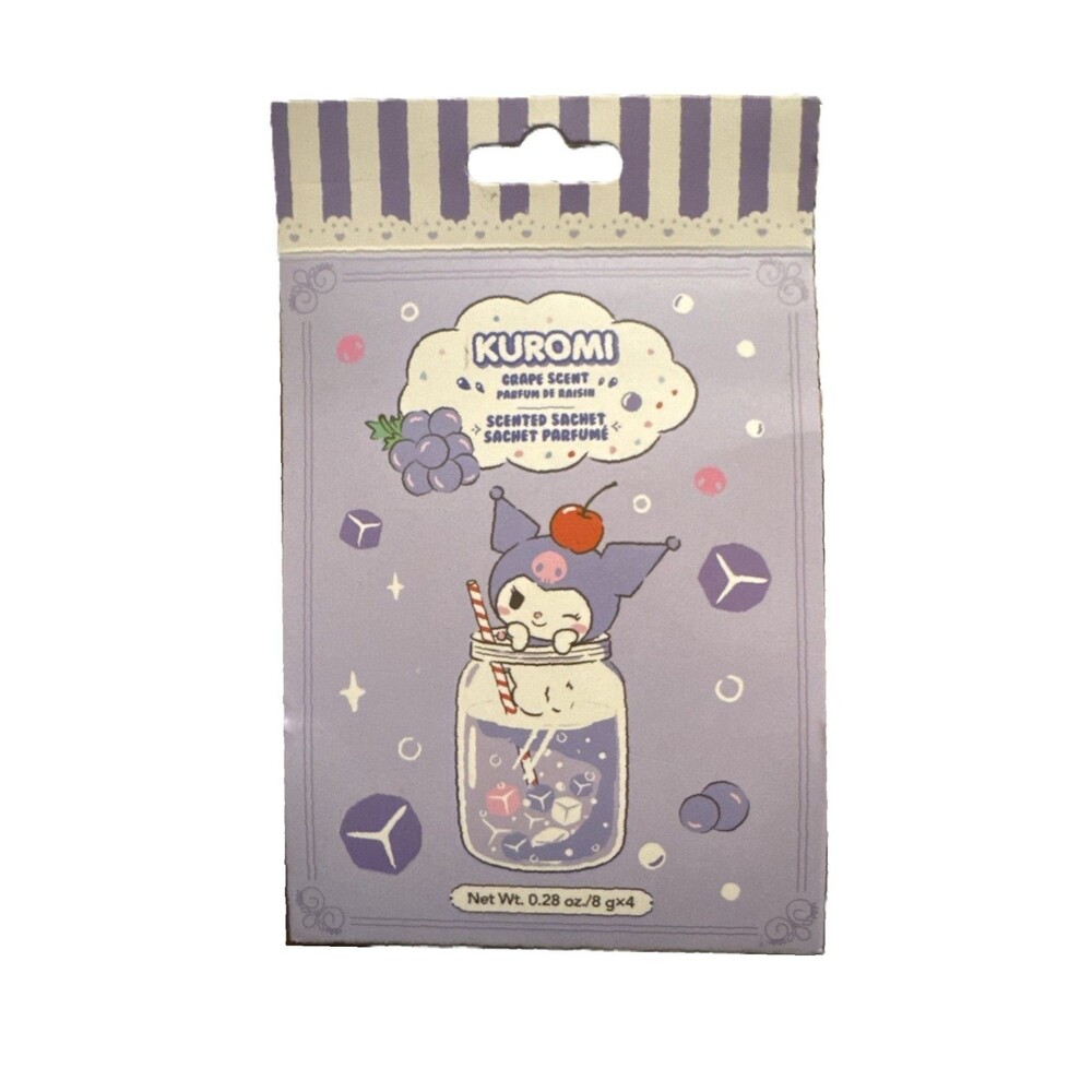 Miniso x Sanrio - Kuromi Scented Sachet Pack 4 - Grape Fragrance